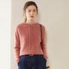 Women's Cashmere Hooded Knit Sweater: Autumn/Winter Long Sleeve Korean Style Hoodie.