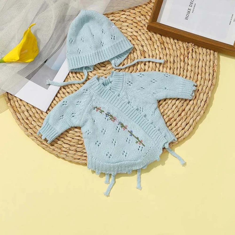 Baby Doll Clothes for 15.75inch Reborn Baby Doll Sweater Jumpsuit Clothes Accessories Cute Fashion For 40cm Baby Doll Accessorie