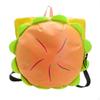 Hamburger Rucksack Niedliche Cartoon Burger Tasche Große Kapazität für Eltern die Ganze