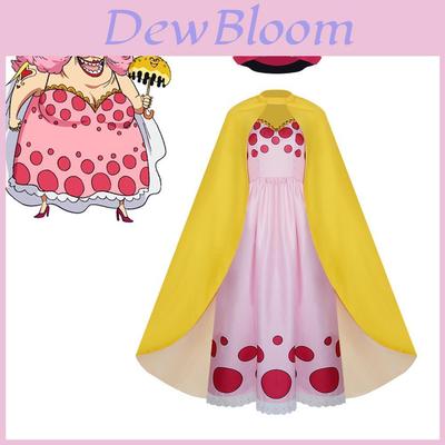 One Piece Charlotte Linlin Cosplay Costume Anime Halloween Performance Outfit