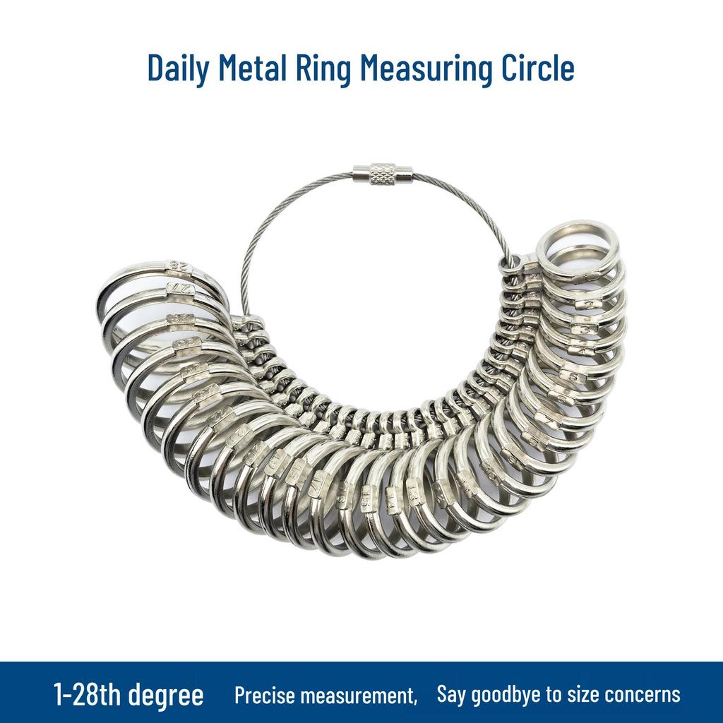Adjustable Metal Ring Sizer and Measurement Tool