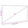 Projector Screen Wall Mounted 120 inch 16:9 Aspect Ratio