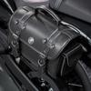 High Capacity Unique Punk Motorcycle Leather Tool Bag Saddlebag for Bikers & Adventurers Long Distance Riding
