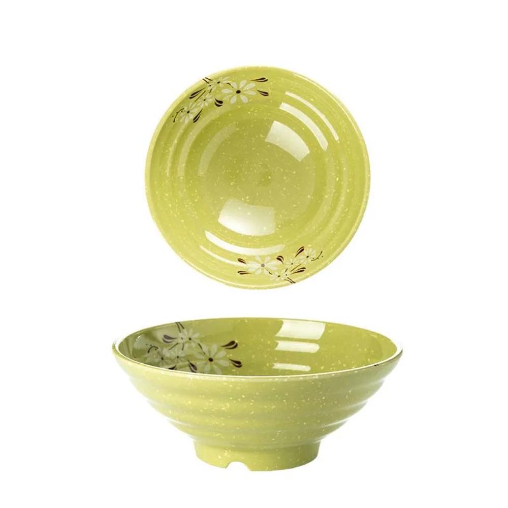 Practical Imitation Ceramic Melamine Ramen Bowl Large Capacity Anti-fall Noodle Bowl Japanese-style Soup Bowl Hotels