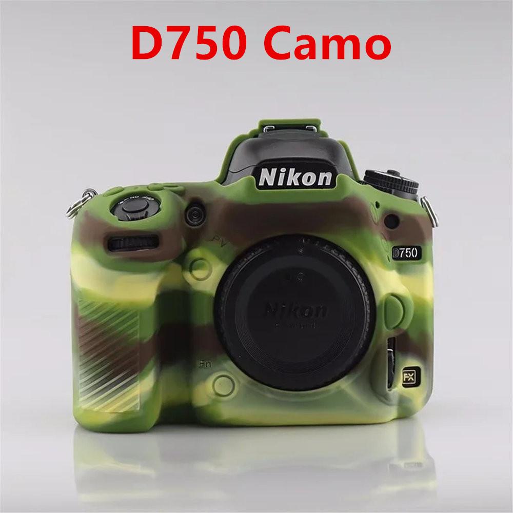 Weiche Silikonkautschuk-Panzer-Kameragehäuse für Nikon Z50 Z5 Z6 Z7 Z6II Z7II D600 D610 D750 Schutzgummiabdeckung
