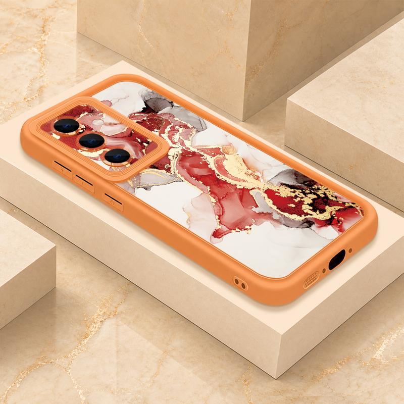 Watercolor Marble Case For Samsung S26 S25 Ultra S24 S23 S22 S21 FE A18 A54 A55 A16 A26 A36 A56 A17 A27 A37 A57 5G Shockproof Bumper Cover