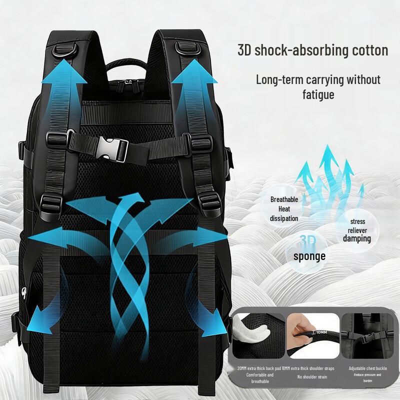 Warrior Men's Large Capacity Travel & Business Backpack