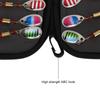 12Pcs Trout Lure Flashing Sequin Efficient Stainless Steel Bass Fishing Bait with Storage Bag