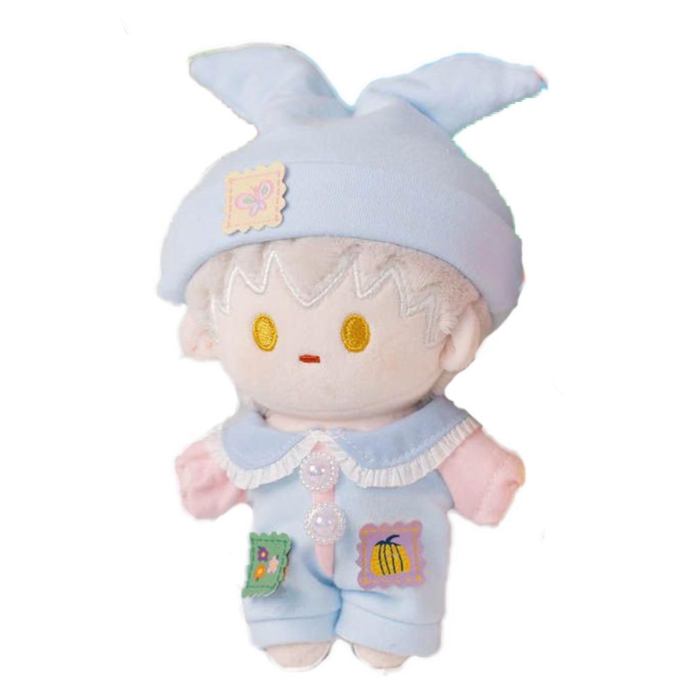 

Комплект комбинезонов и шапочки для куклы Маленький Дьявол, многоцветный, мини-пижама для куклы, одежда для куклы Каваи для Лабубу синий