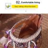 Embroidered Sandals Women's Summer Bohemian Ethnic Style Retro Tassel Roman Trootoe Travel Women's Shoes