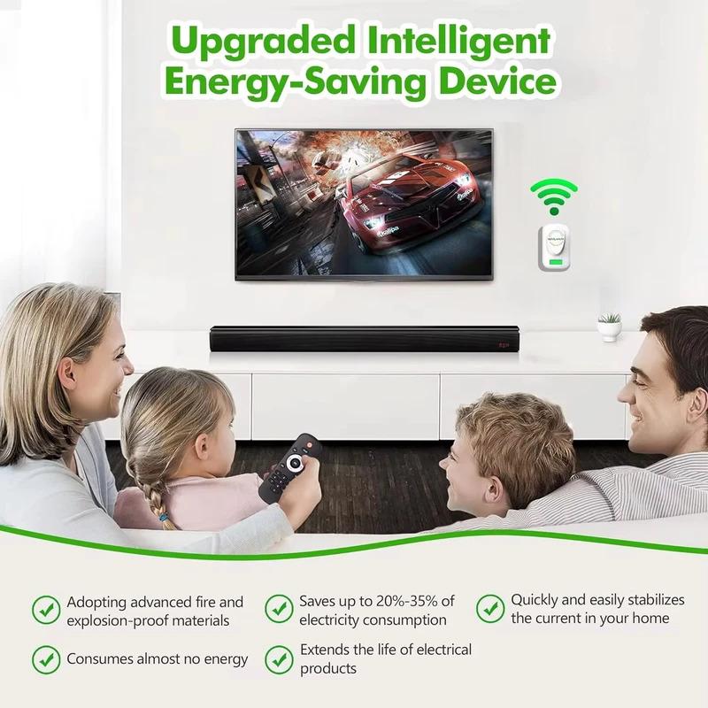 2/4/6PCS Power Saver Smart Energy Saving Box Household Voltage Stabilizer Power Factor Saver Electric Reducer Electricity Saver