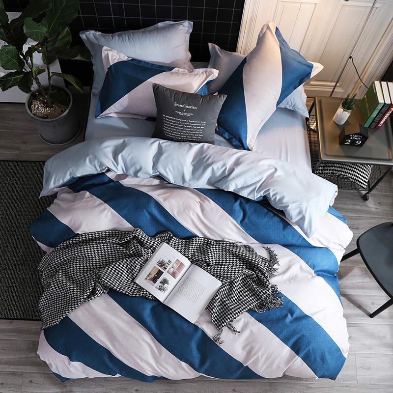 WTEMPO Bedding Sets 4pc Duvet Cover Bed Sheet Twin Queen Size
