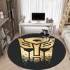 1pc Transformers Autobots Office Round Area Rug, Indoor Mat Suitable For Office,Bedroom Living Room Home Decor, Room Deco A0926150