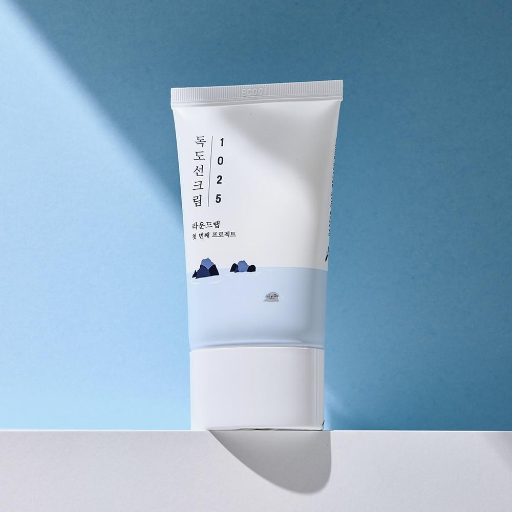 ROUND LAB 1025 Dokdo Sun Cream 50ml – Mild & Moisturising Daily UV Protector, Korean
