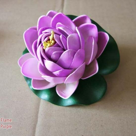 10cm Lotus Water Lily Props, Bud Type, Simulated - Available In 5 Colors.
