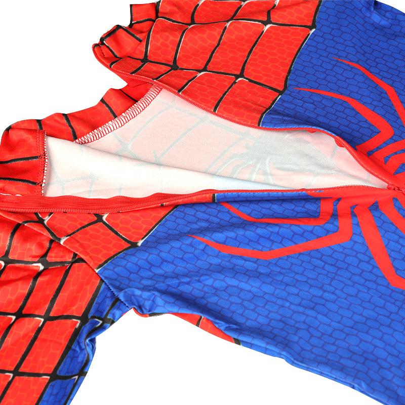 Factory  Halloween Movie Character Costumes Superhero SpiderMan Mask with Headgear Adults Jumpsuit  Milk Silk Fabric