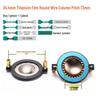 25-51 Core Tweeter Voice Coil Diaphragm Round Flat Wire with Pillar Speaker Repair Parts