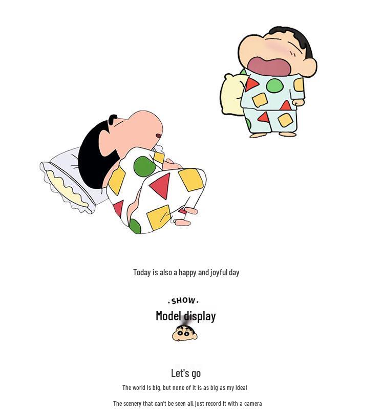 Shin-chan Plush Pajama Pillow Doll - Cute, Long, Soft Toy Gift for Girls