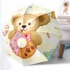 1pc Duffy the Disney Bear's Sweet Adventure Fully Automatic Folding Portable Umbrella, 8 Iron Frames, Three-Fold Design, Suitable for All Se