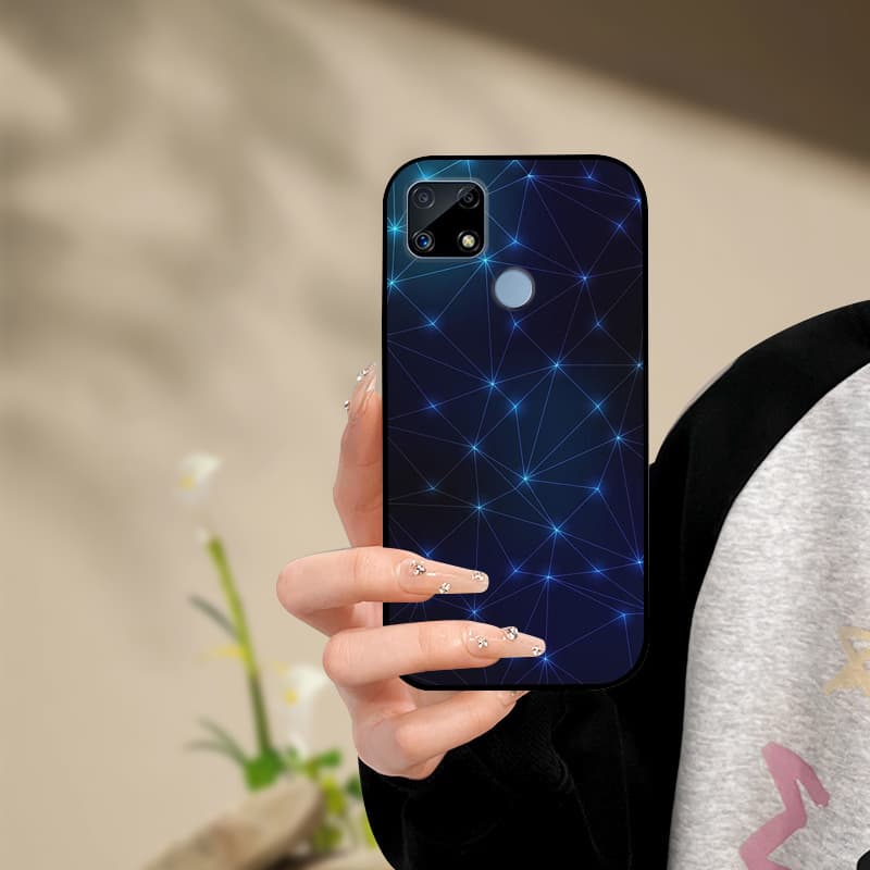 Silicone Phone Case For Realme C25s C25 Cover Painted Soft  For Realme C25 C25S C21 C21Y C25Y Phone Case RealmeC25s C 25 s Funda