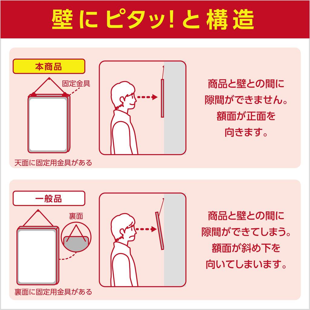 Hakuba New Fancy Panel, A2 Size, Silver, Aluminum Frame, Insert Type, Front PET Panel, FNFP-A2 (Amazon.co.jp Exclusive)