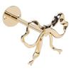 Bow Curtain Tiebacks Metal Wall Mounted Modern Decorative Bow Curtain Holdbacks for Living Room Bedroom Gold 2PCS