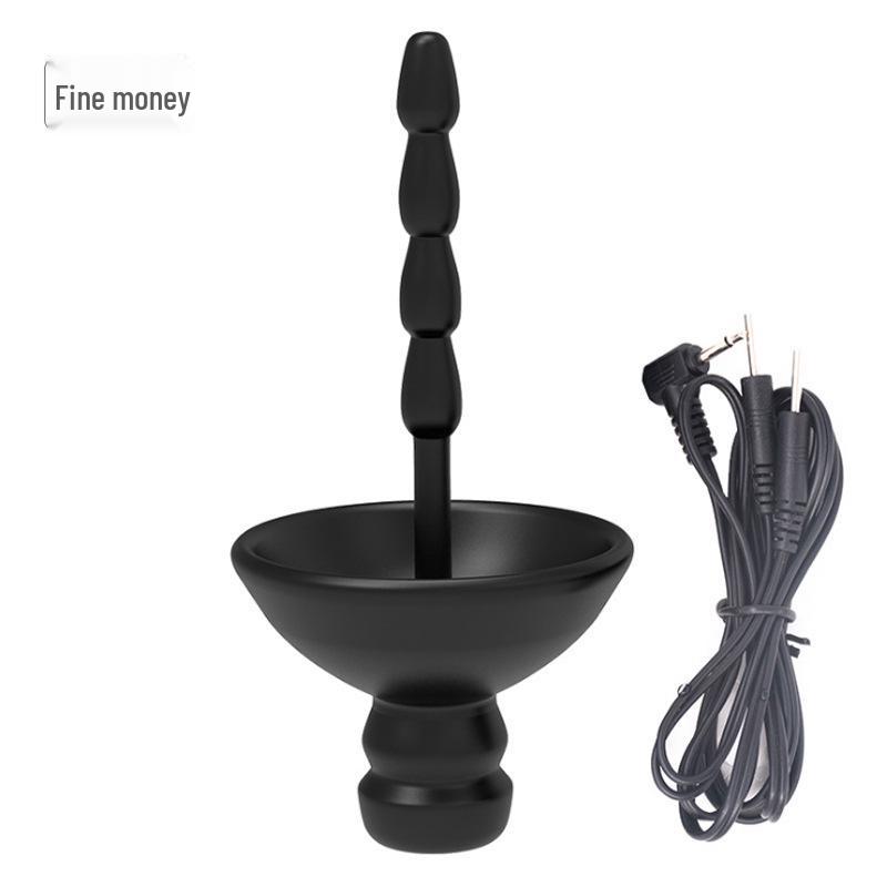 Electric Shock Urethral Dilator and Glans Stimulator for Adult Male SM Play