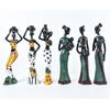 3pcs/Set African Sculpture Women Figure Girls Tribal Lady Figurine Statue Decor Collectible Art Piece Creative Crafts Dolls