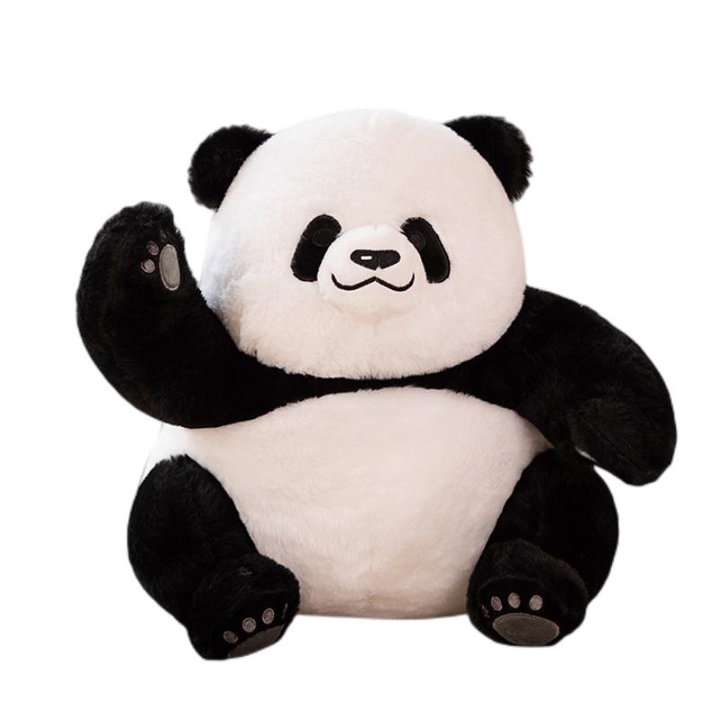 Cute And Realistic Panda Plush Toy With Pp Cotton Filling Perfect Birthday Gift For Kids
