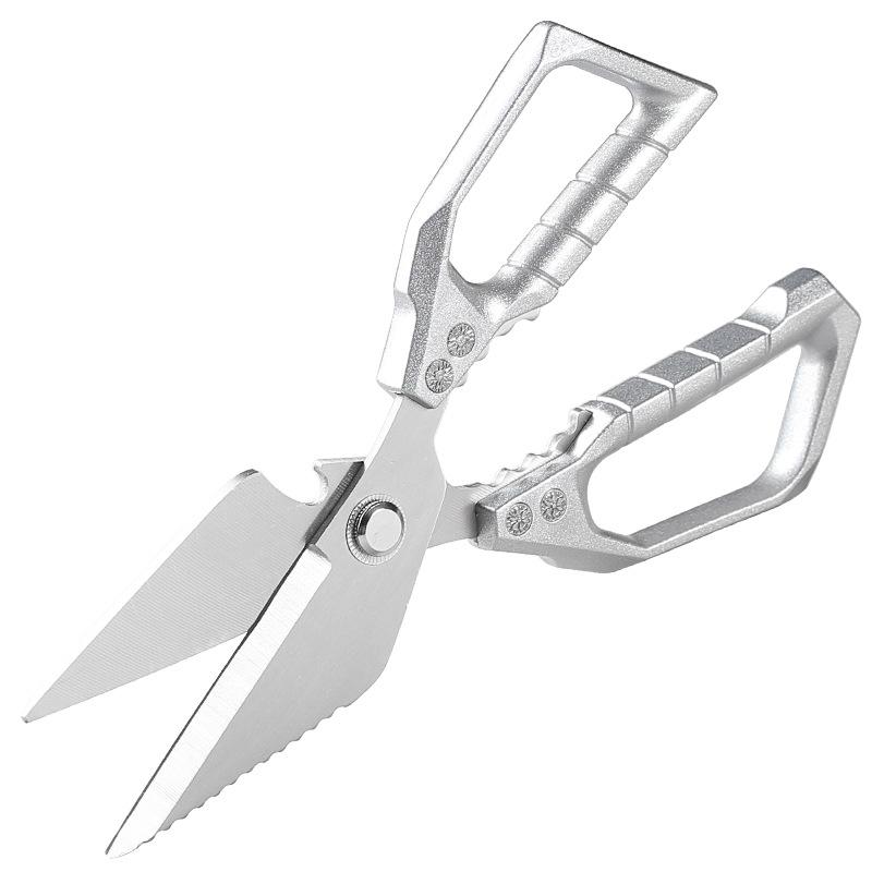SK5 Heavy-Duty Kitchen Scissors - Multifunctional Stainless Steel Scissors for Chicken, Bone, Fish, and More.