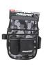 SK11 PRO-G15 Nail Bag with Holder, Reinforced Bottom, Gray Camouflage Fabric
