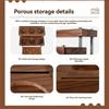A78E-Coffee Dripper Stand Wooden Espresso Tamper Holder 3-Layer Solid Storage Rack Multi-Functional Coffee Tool Organizer