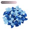 Uxcell 50 Pieces Blue and Light Blue Bowtie 1.5" X 1" Mini Ribbon Craft Bow Knot DIY Sewing Scrapbooking Wedding Gifts Present Perfect for Home