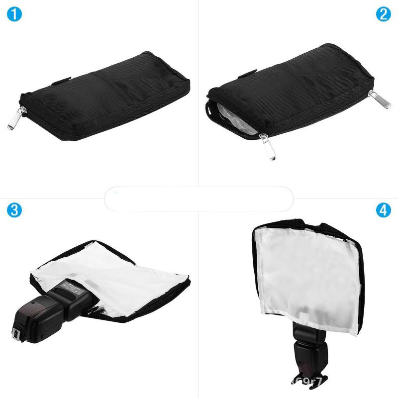 Foldable Flash Diffuser Softbox Universal Professional Photography Mini Photo Diffuser Soft Light Box For Camera