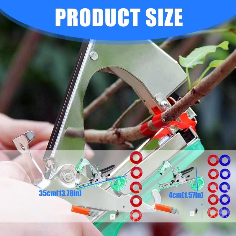 Manual Plant Tying Tool with Straps for Versatile Use in Gardens and Farms Durable Construction Vine Binding Tool