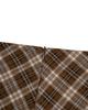 Moa Vintage Check Flare Skirt (Fade Brown)