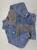 Leopard Print Denim Short Jacket for Women - European & American Spring/Autumn Collection
