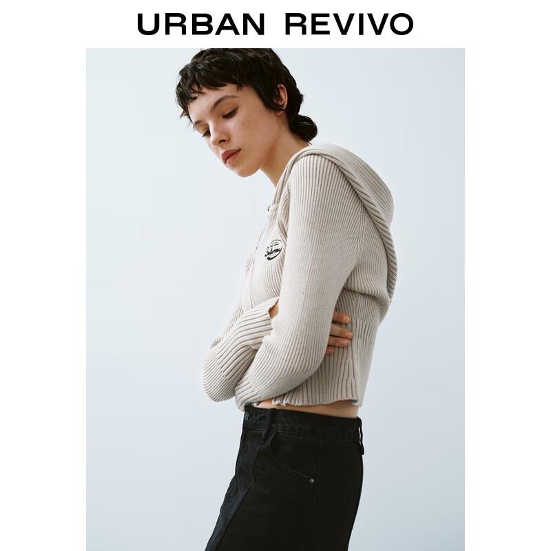 UR Women's Embroidered Cotton Knit Cardigan