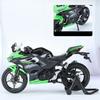 1:12 Kawasaki Ninja 400 Alloy Sports Motorcycle Model Diecast Street Race Motorcycle Model Simulation Sound And Light Kids Gifts