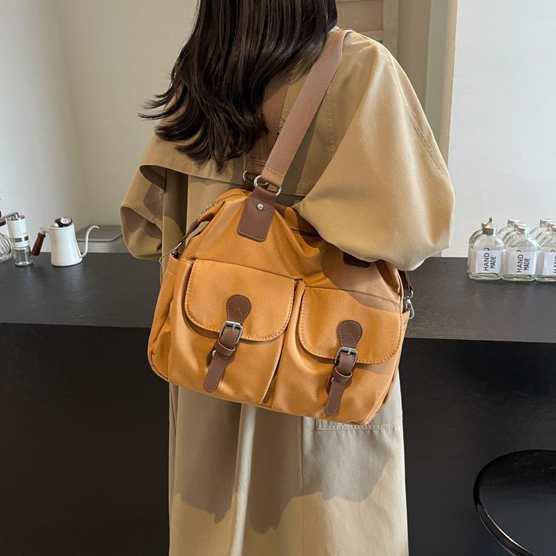 New Women's Bag Fashion Shoulder Bag Double Shoulder Handbag Going Out Travel Multi-function Messenger Bag Large Capacity Unisex