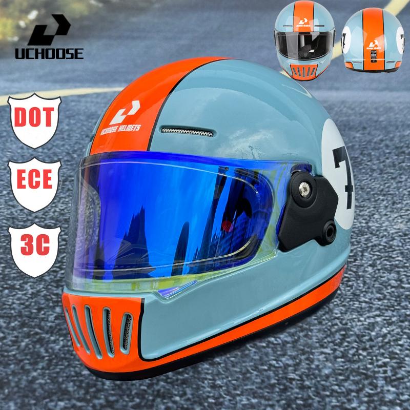 Retro Motorcycle Helmet DOT Certification Open Face Helmet Summer Moto Helmet Capacete De Casco Vintage Casque Vintage motorbike