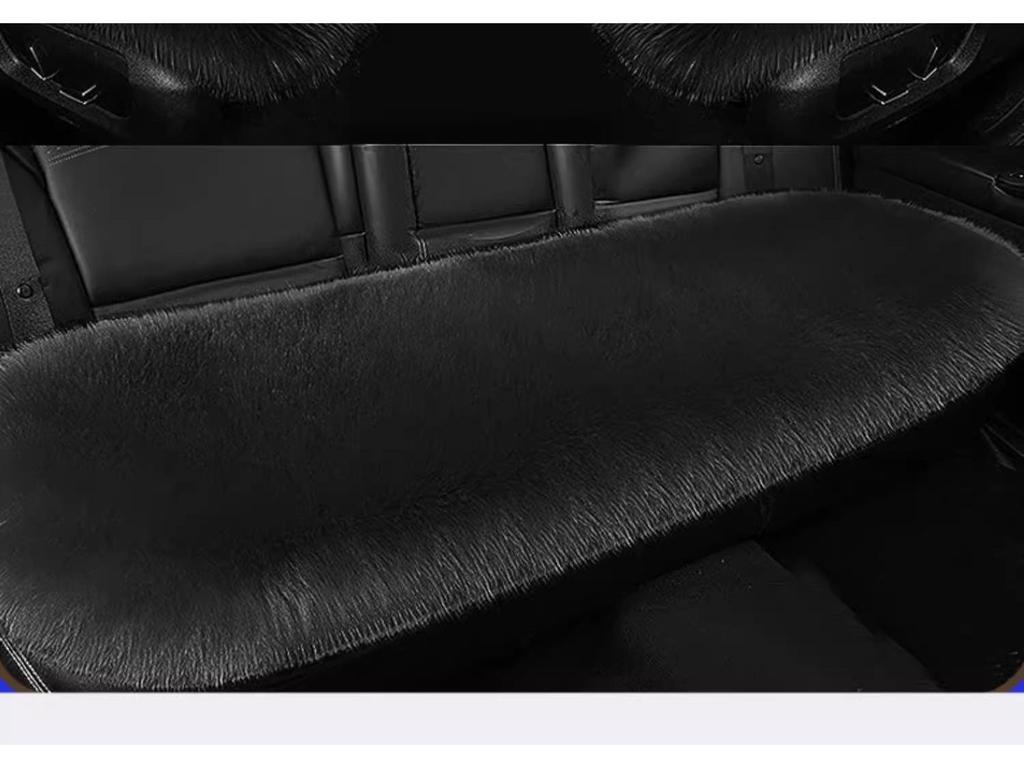 Winter Furry Car Seat Cushion for Women - Rear/Sedan Use