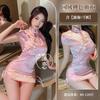 Sex underwear retro jacquard classical cheongsam uniform temptation sexy hot split passion suit