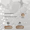 Yicang Waterproof Shower Curtain with Telescopic Rod, Star River Design