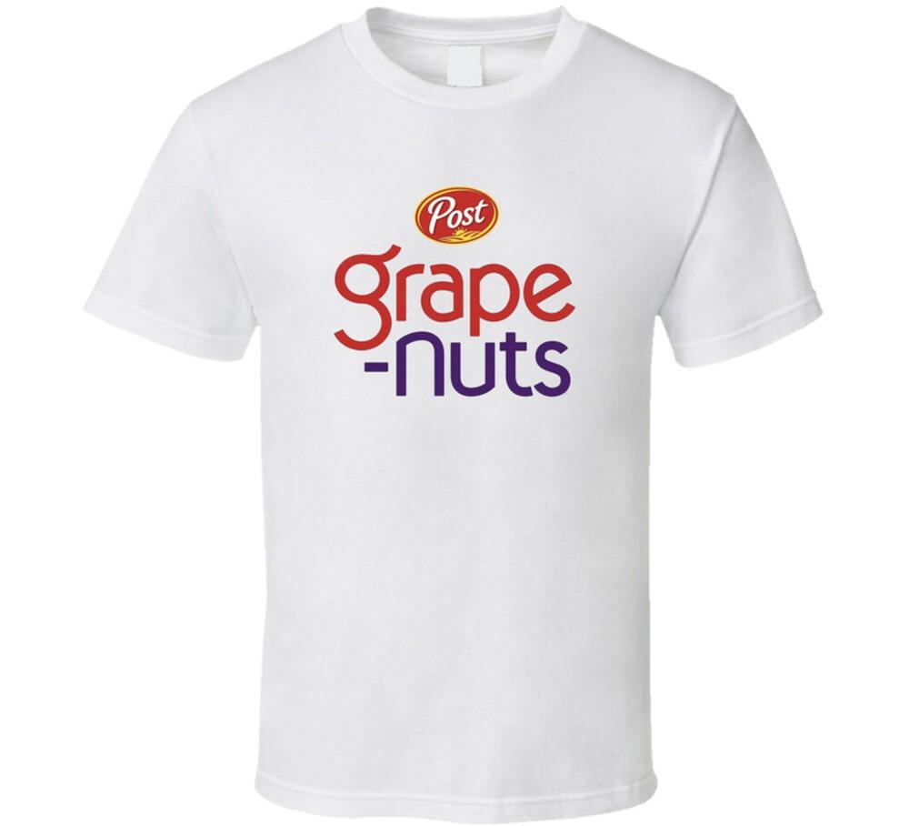 Grape Nuts Logo Greatest Cereal Of All Time Breakfast Fan Foodie T Shirt