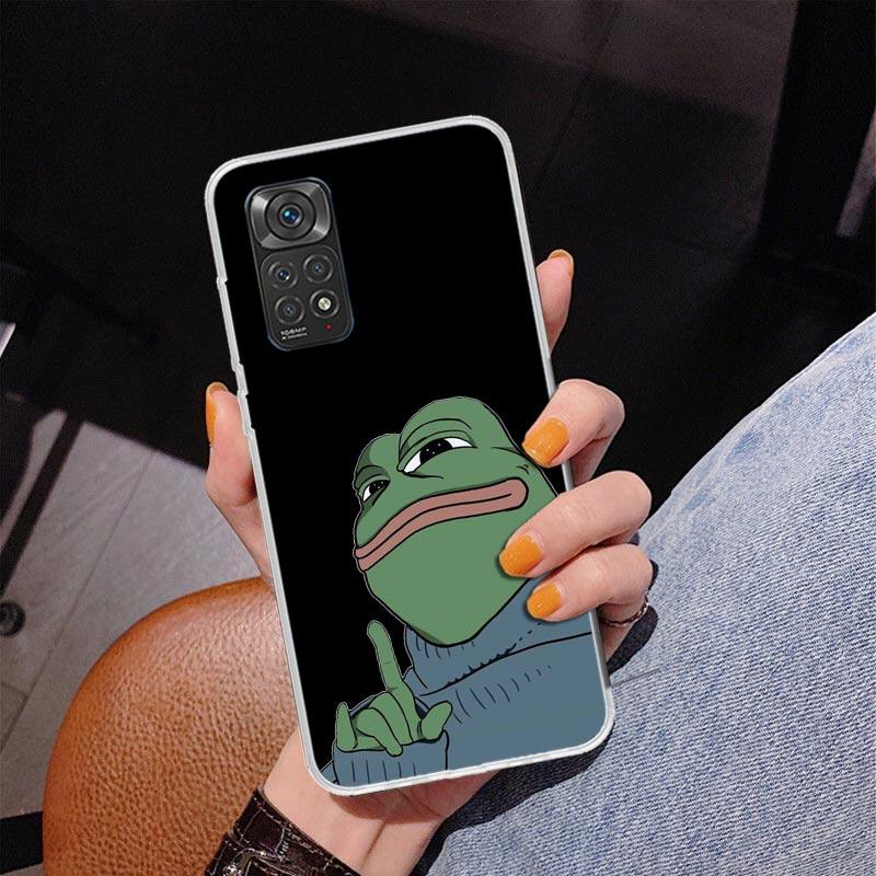 Cute Frogs Party Sad Pepe Phnoe Case for Phnoe Case for Xiaomi Redmi Note 15 14 14S 13 Pro Plus 12 12S 11S 11E 10S 10 11T 5G Uni