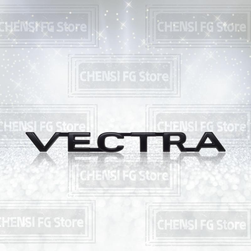 Lega Metallica 3D Per Opel Vauxhall Vectra Emblema Adesivo Logo Stemma Posteriore Bagagliaio Auto Argento Nero Accessori Auto Decalcomania Styling