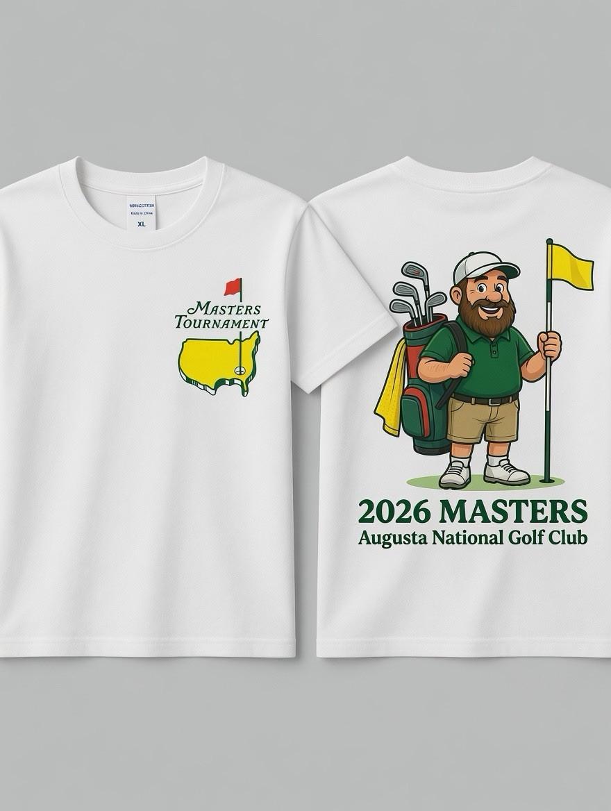 2026 Masters Tournament Caddy T-Shirt - Augusta National Golf M