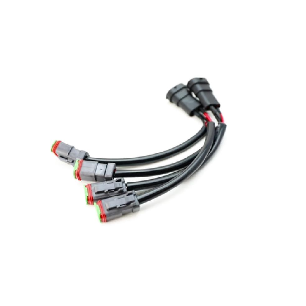 (2) Y-Shape Dual Outputs H11 H8 To Deutsch DT DTP Adapters Connectors Splitters