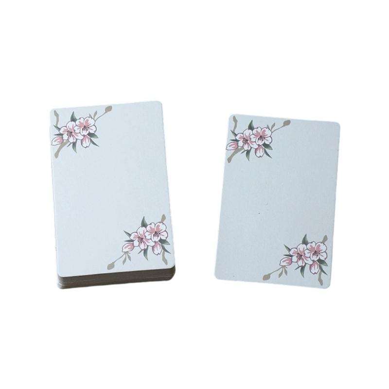 20 Folhas Cartões de Papel em Branco 2,24x3,54 Polegadas Cartões de Estudo Sem Pauta Cartão de Anotação Para Criança Adulto Arte Artesanato Rabiscos Scrapbooking